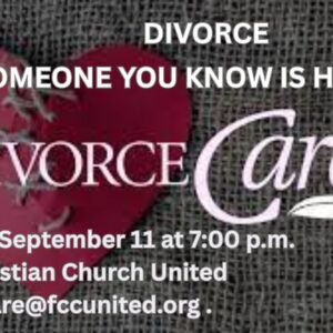 DivorceCare  7:00 p.m.
